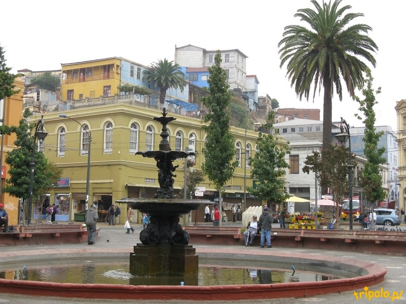 Chile, Valparaiso - plac w centrum