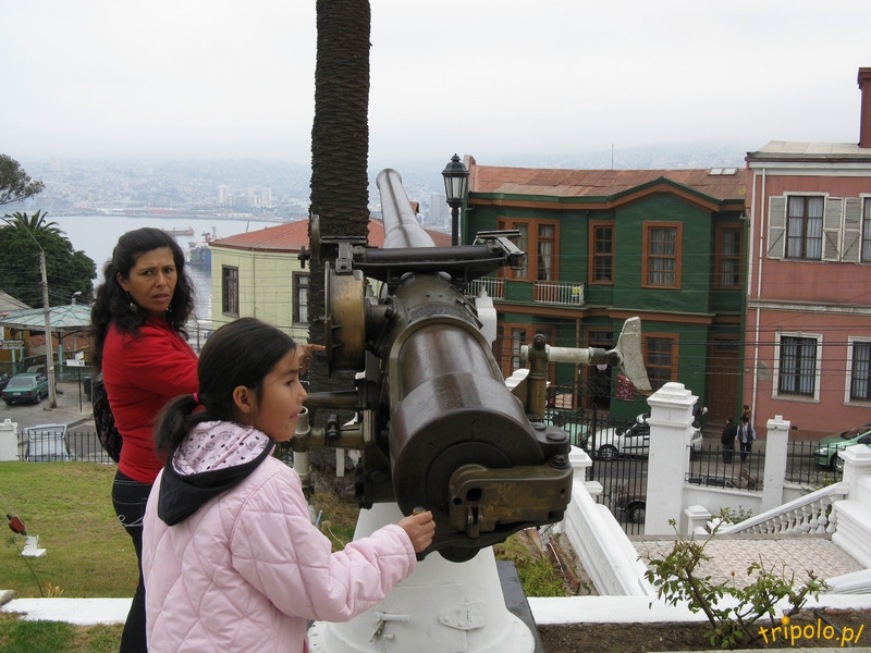 Chile, Valparaiso - wzgórze z Muzeum Marynarki Wojennej
