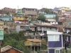 Chile, Valparaiso - zabudowania na wzgórzach