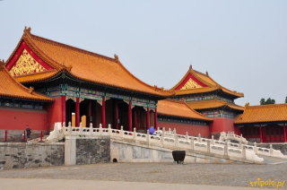 Pekin - Zakazane Miasto - jeden z dziedzińców