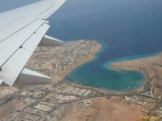 Sharm el Sheik z lotu ptaka