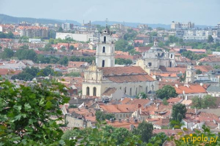 Litwa, Wilno - panorama miasta z Góry Trzech Krzyży