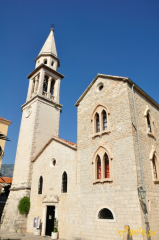 Budva - kościół na Starym Mieście