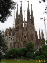 Barcelona - Sagrada Familia wciąż w budowie
