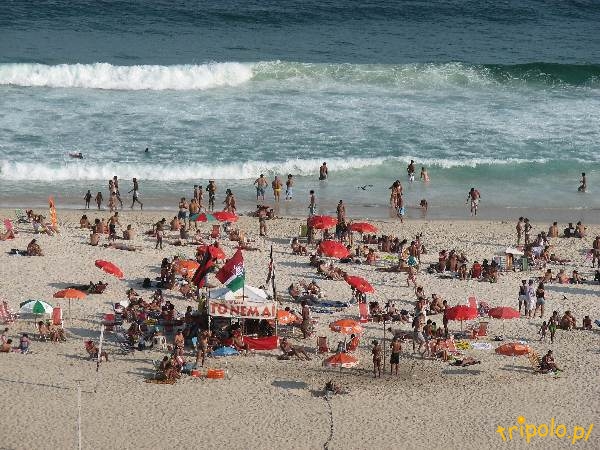 Plaża Copacabana - sjesta