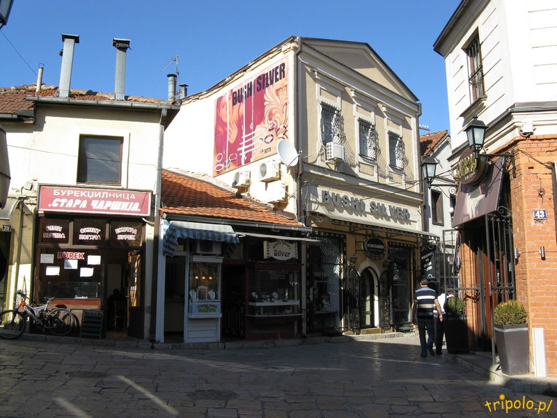Klimaty Starego Miasta w Skopje w Macedonii