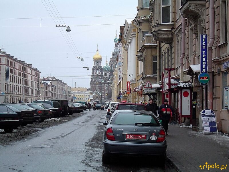 Zima w Sankt Petersburgu
