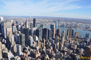 USA, Nowy Jork – Empire State Building - widok na wschód
